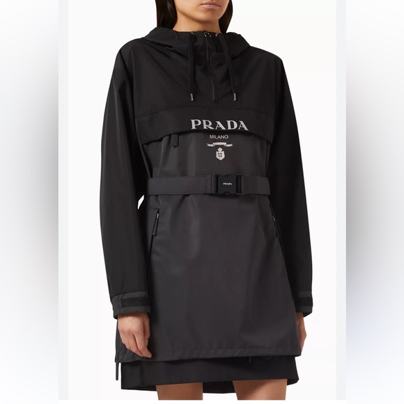 Prada Short Sleeve Hooded Anorak in white size L - Picture 15 of 15